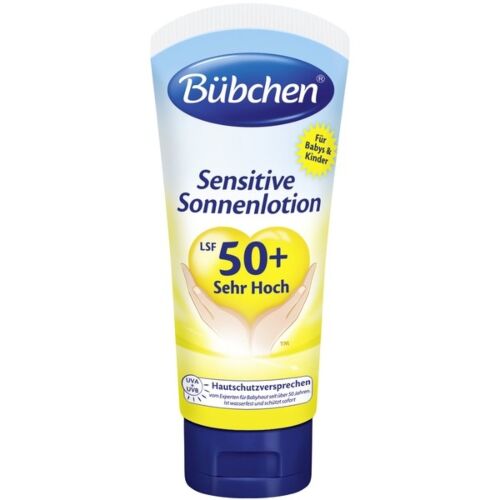 Buebchen: Солнцезащитное молочко для младенцев Фактор защиты 50, 100 мл +подарок 50мл