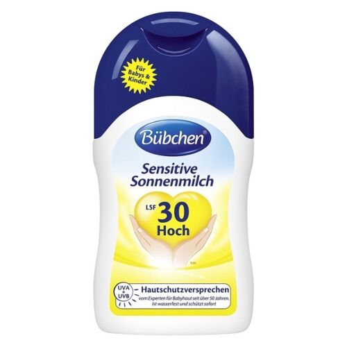 Buebchen: Солнцезащитное молочко для младенцев Фактор защиты 30, 150 мл +лосьон от загара 200 мл