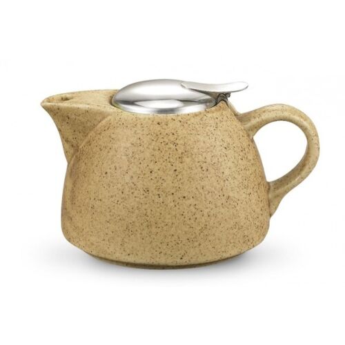 Fissman: Заварочный чайник 1000 мл с ситечком, цвет ПЕСОЧНЫЙ (керамика) - TP-9299.1000