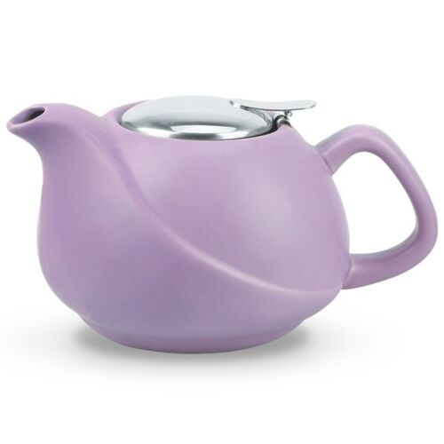 Fissman: Заварочный чайник 750 мл с ситечком, цвет ЛИЛОВЫЙ (керамика) - TP-9326.750