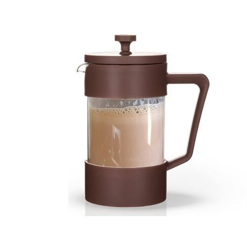 Fissman: Заварочный чайник с поршнем FLAT WHITE 600 мл (стеклянная колба) - FP-9060.600