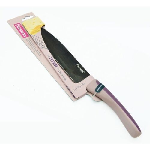 Fissman: Поварской нож TITAN 20 см (нерж. сталь с титановым покрытием) - KN-2320.CH