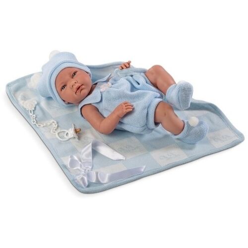 LLORENS: Кукла малыш Нико 38см с одеялом