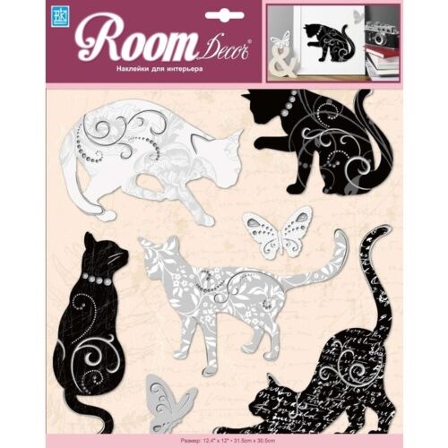Room Decor: Черные и белые кошечки