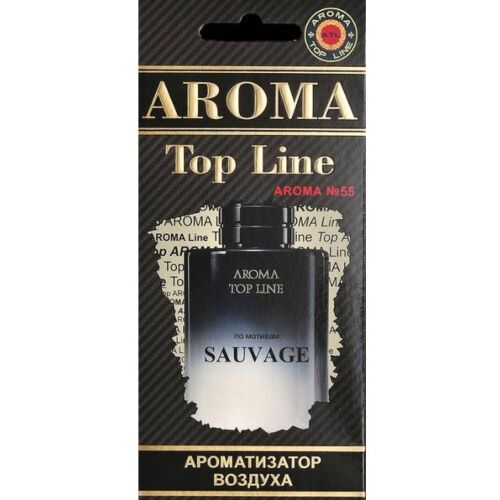Ароматизатор "AROMA TOP LINE" бумажный №55 "Dior SAUVAGE"