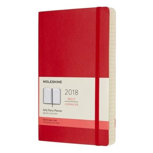 ЗК Moleskine Classic Daily Pocket Soft 90x140мм 400стр. мягкая обложка красный