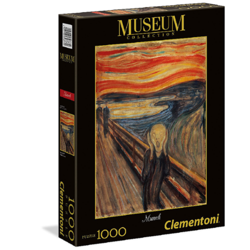 Clementoni: Museum Collection. Пазлы "Крик" 1000эл.