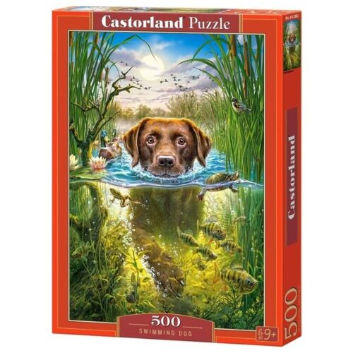 Castorland: Пазлы Плавающая собака 500эл.