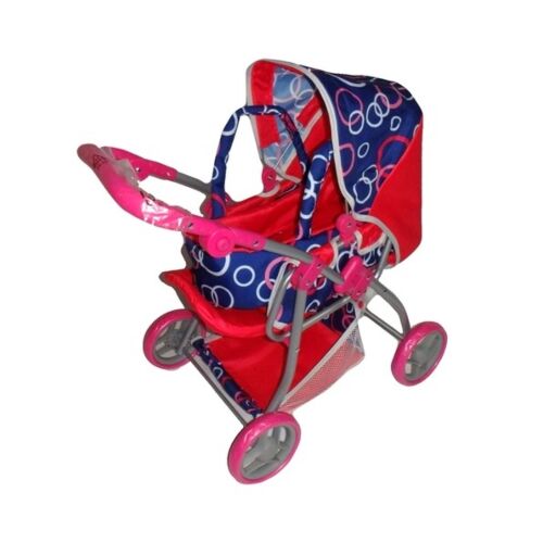 Карапуз: Прогулочная коляска для кукол с переноской