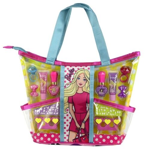 Barbie: Игровой набор детской декоративной косметики с сумкой