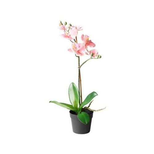 Растение искусственное ФЕЙКА в горшке, Орхидея розовый 503.804.13