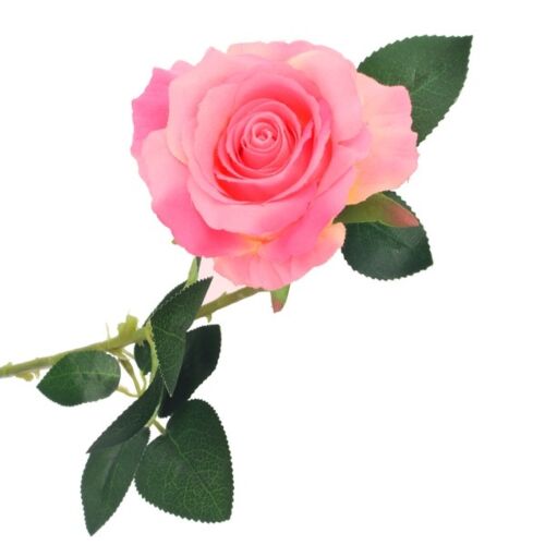 Ветка розы MAG искусственная, 77 см, D 9 см.,  цвета в ассорт.