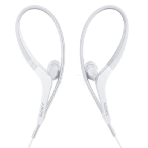Наушники Sony MDR-AS410AP cпортивные заушины white with Mic