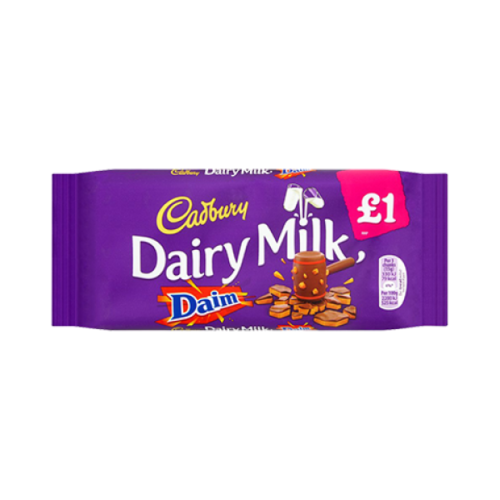Шоколад Cadbury Dairy Milk Daim 120 г