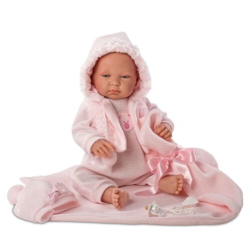 LLORENS: Кукла малышка Насида 44см, с одеялом