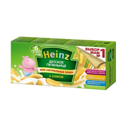 Heinz: Печенье 160г 6 злаков