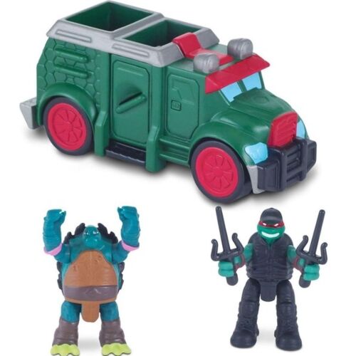 TMNT: MICRO mutants. Бронированный грузовик с невидимым Рафом и Слешем