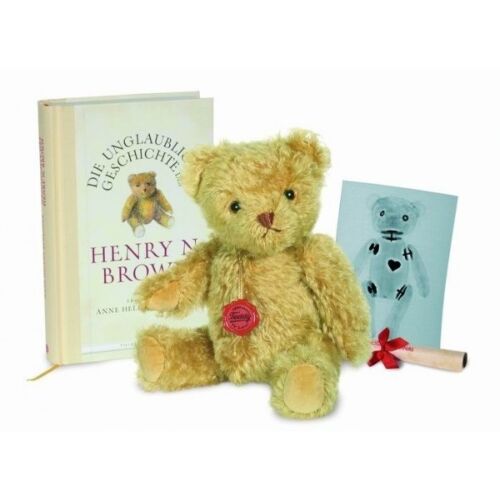 Hermann: Медведь "Henry N. Brown" с книгой HW рентген мохер 800шт 28 cm