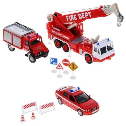 Welly: набор машин "Пожарная служба" 10шт