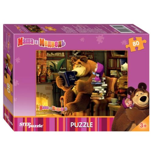 Step Puzzle: Пазлы "Маша и медведь" 80 эл.
