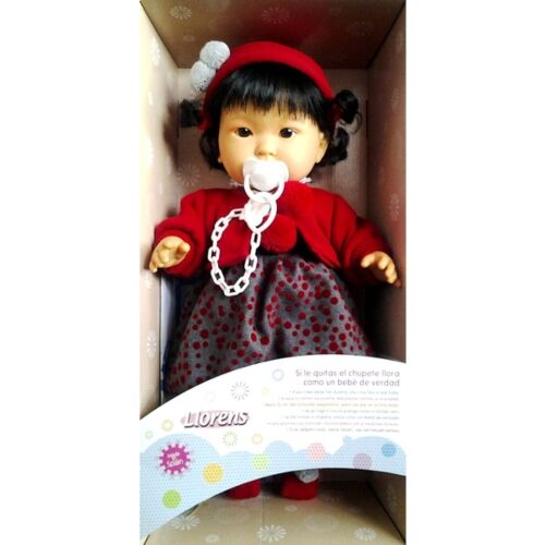 LLORENS: Кукла Гуо 42см в красном, Азия