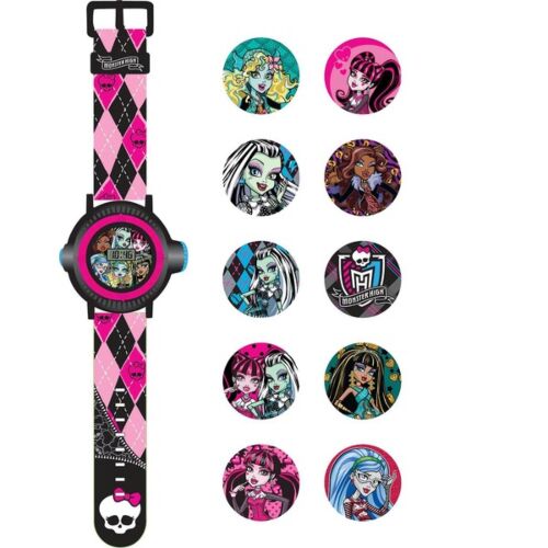 Monster High: Часы наручные электронные проектор