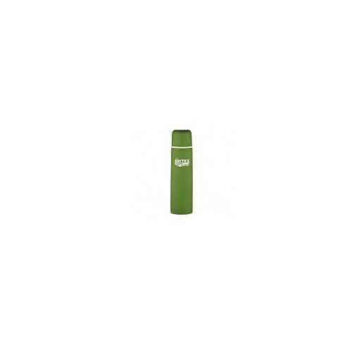 Термос Арктика 750мл питьевой, вакуумный, бытовой 103-750К (зелёный с кнопкой)