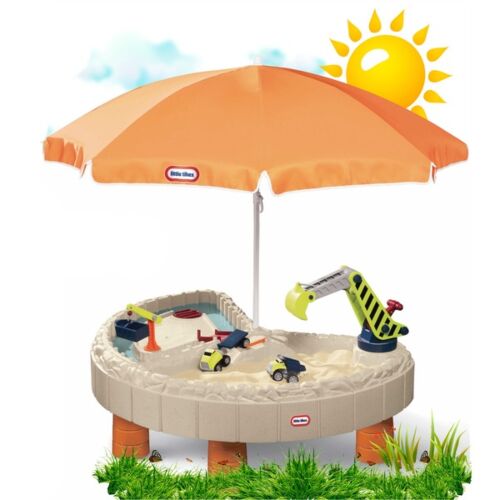 Little tikes: Стол-песочница с зонтом и зоной для воды