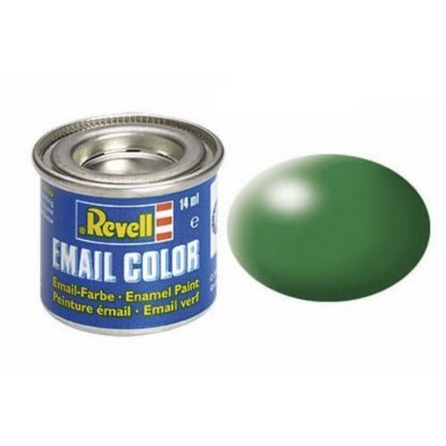 Revell: Краска лиственно-зеленая РАЛ 6001 шелково-матовая