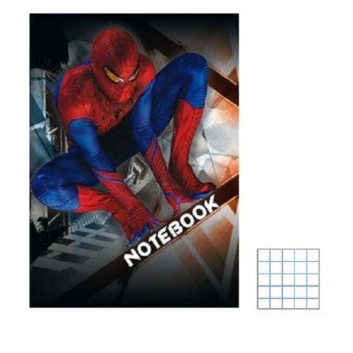 Записная книжка 32л А6 скрепка Spiderman клетка