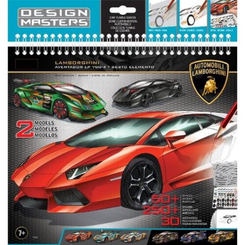 DESIGN MASTERS: Альбом с трафаретами Lamborghini