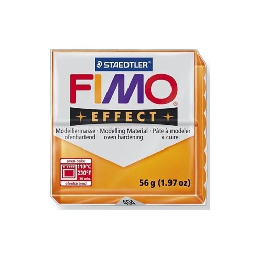 Staedtler Fimo effect (масса для лепки) translucent orange 57 гр