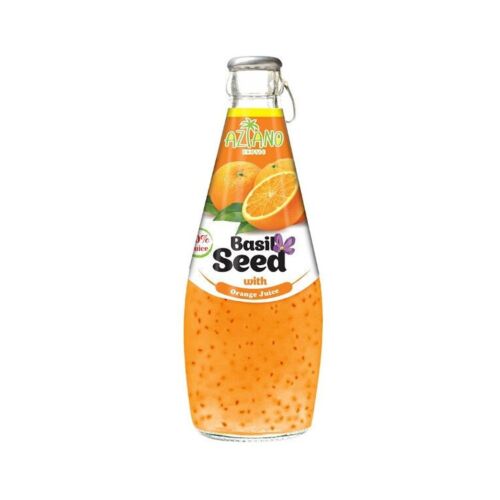 Aziano Напиток Апельсин с семенами базилика 30% 290мл