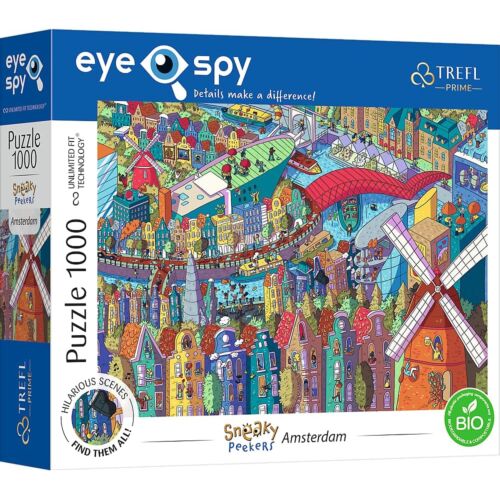 TREFL: Пазлы UFT - Eye Spy "Воображаемые города: Амстердам, Голландия", 1000 эл.