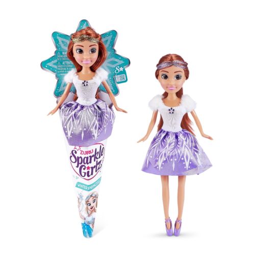 Sparkle Girlz: Кукла Зимняя Принцесса в фиолетовом, 26см