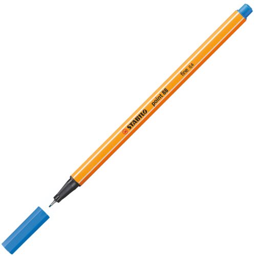 Ручка капиллярная линер STABILO point 88 0.4 мм, ультрамарин