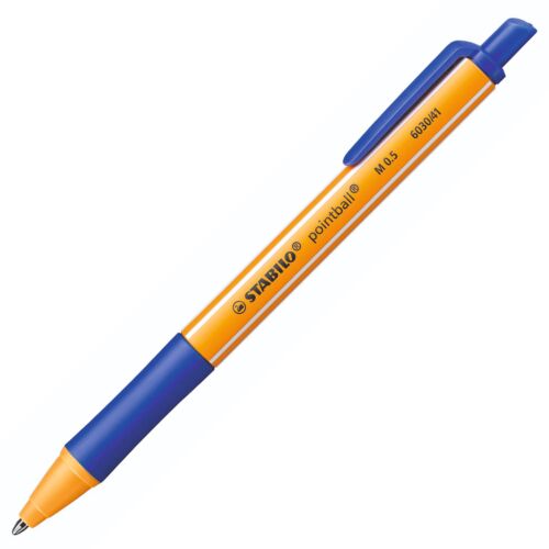 Ручка шариковая STABILO pointball, синяя