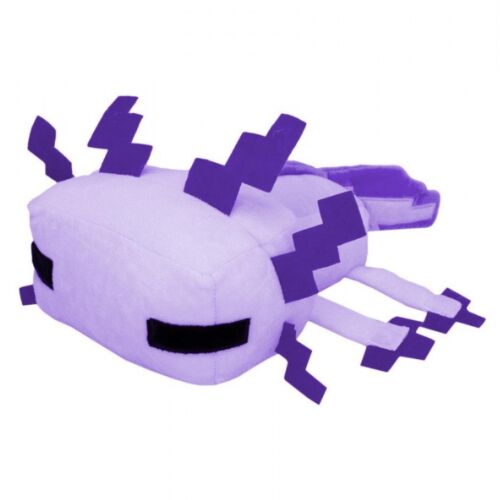 Minecraft: Мягкая игрушка Axolotl фиолетовый 34см
