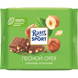 Ritter Sport шоколад молочный Лесной орех 100гр