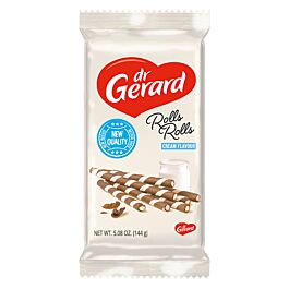 Dr.Gerard Вафельные трубочки Rolls Rolls Zebra с ванильным кремом 144г ...