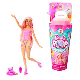 Barbie: Pop! Reveal. Кукла серии Juicy Fruit - Клубника