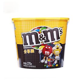 M&Ms Драже Mixed Pack, Peanut & Chocolate в чашке, молочный шоколад 270г