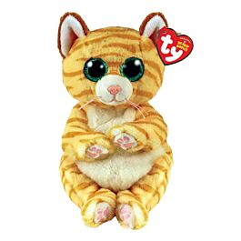 TY: Мягкая игрушка Beanie Boo's тзолотой котенок Манго, 15 см