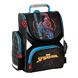 Рюкзак школьный PASO SPIDER MAN, одно отделение, жесткая спинка ...