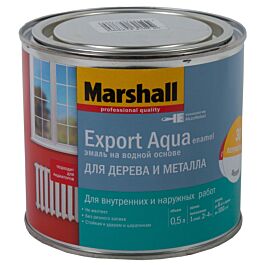 Водная эмаль Export Aqua белый глянцевый, 0,5л : купить по низкой цене ...