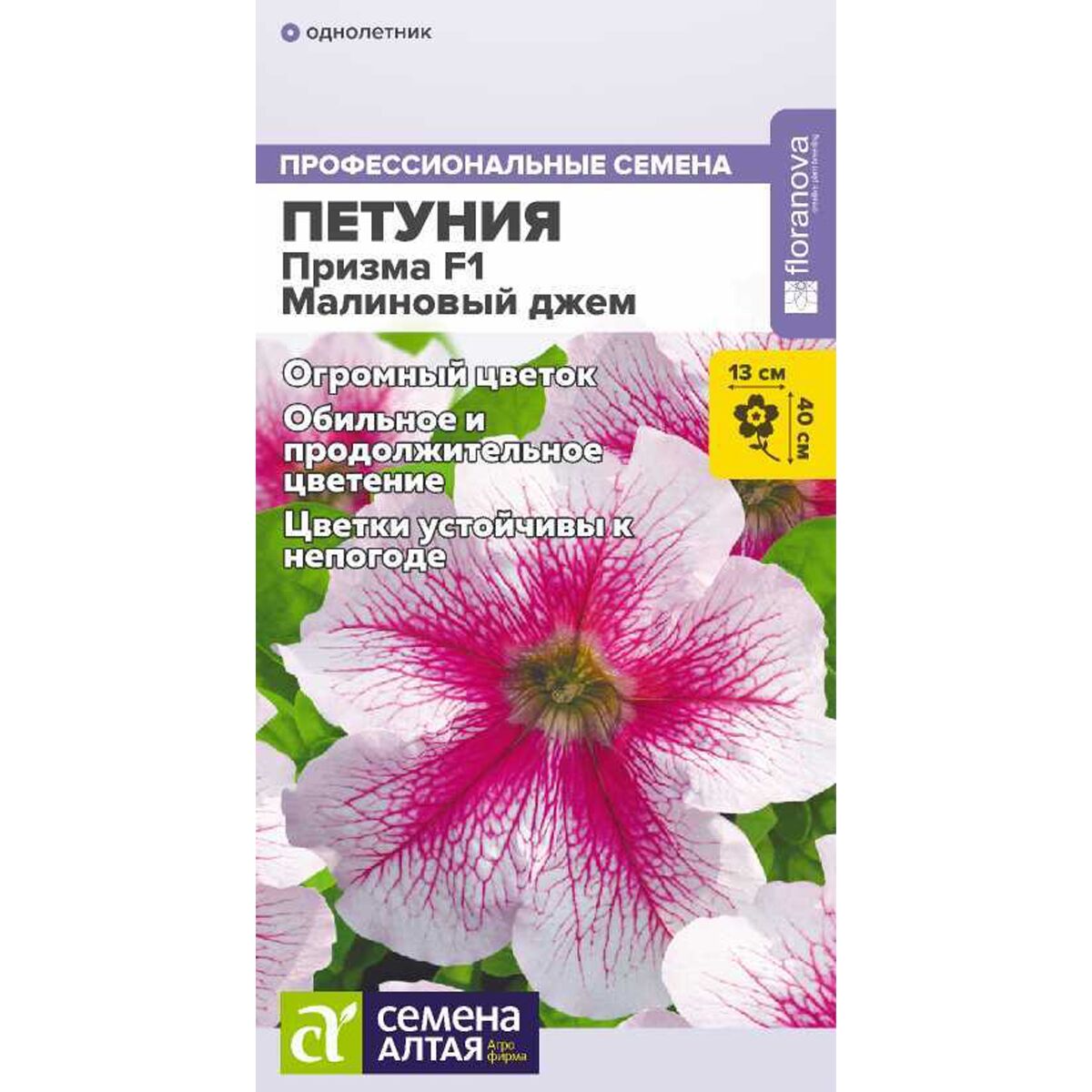 цопе 10 $ Семена Цветы Петуния Призма F1 Малиновый джем/Сем Алт/цп 10 шт. : купить по  низкой цене в интернет-магазине Komfort в Алматы, Нур-Султане, Казахстане |  арт.1428311
