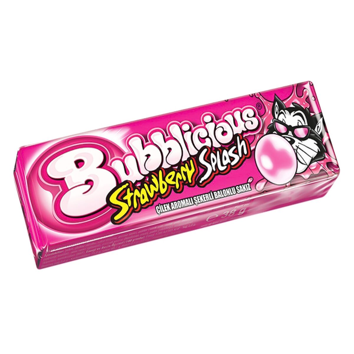 Жевательная резинка Bubblicious "Strawberry Splash". 
