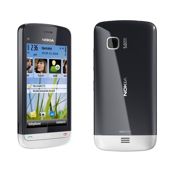 Телефон GSM Nokia C5-06 Aluminium Grey