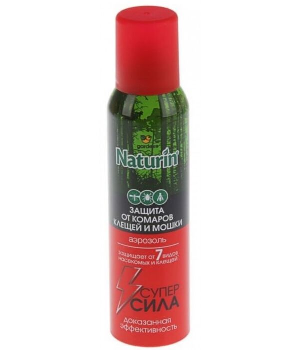 Аэрозоль Gardex Naturin от комаров, клещей и мошки, Супер Сила 3 в 1 ...