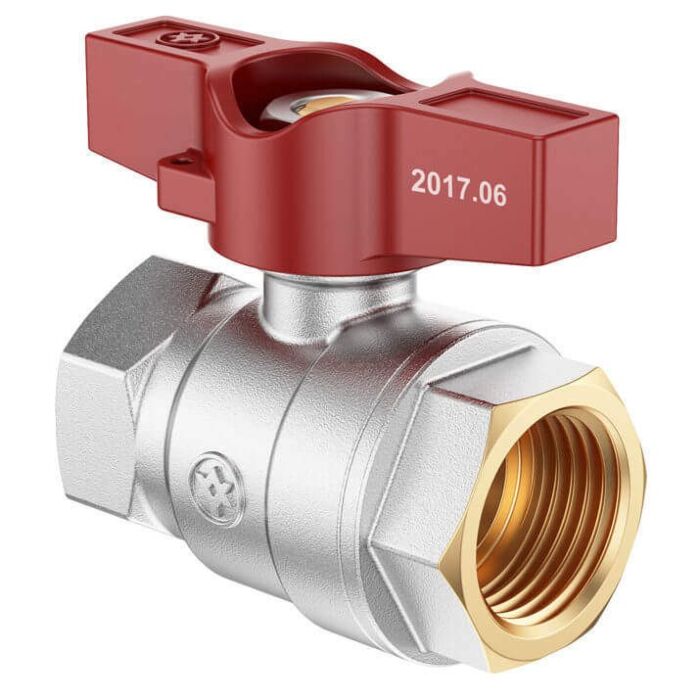 Кран шаровый \"Miraya\" series \"B\" (15) 1/2 г-г рукоятка-\"бабочка\" 102101